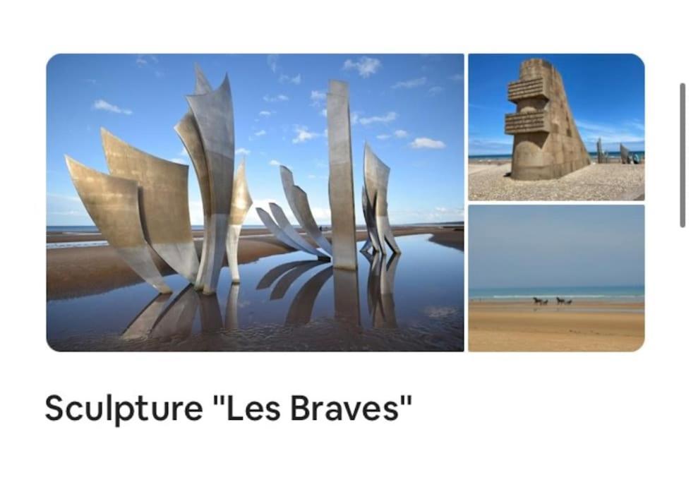 Au Coeur D'Omaha Beach- Colleville-Sur-Mer- Gite 2 المظهر الخارجي الصورة
